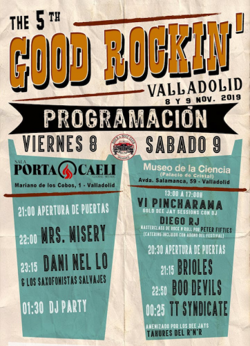 5th Good Rockin' Valladolid 2019