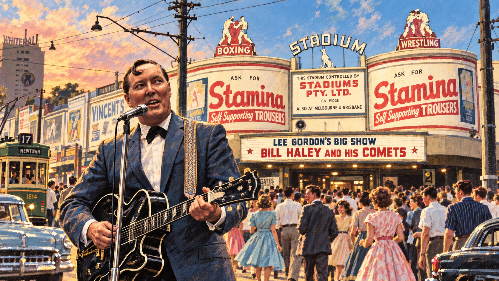 The First One: Bill Haley's 1957, Australia and Britain cover
