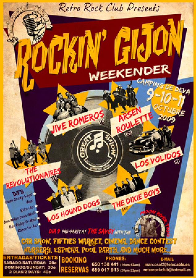 #1 Rockin' Gijón Weekender 2009 poster