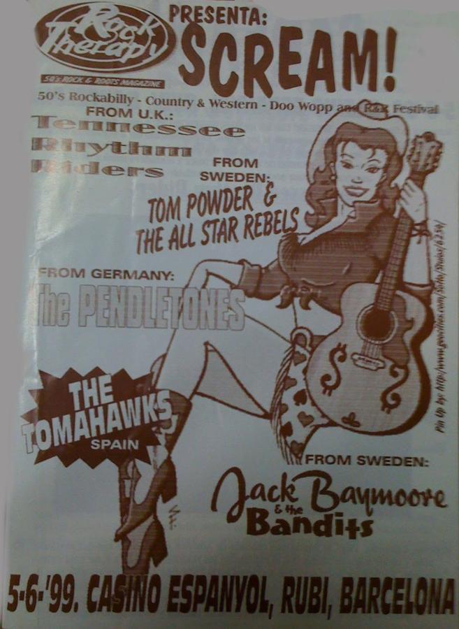 #1 Screamin' Festival 1999 poster