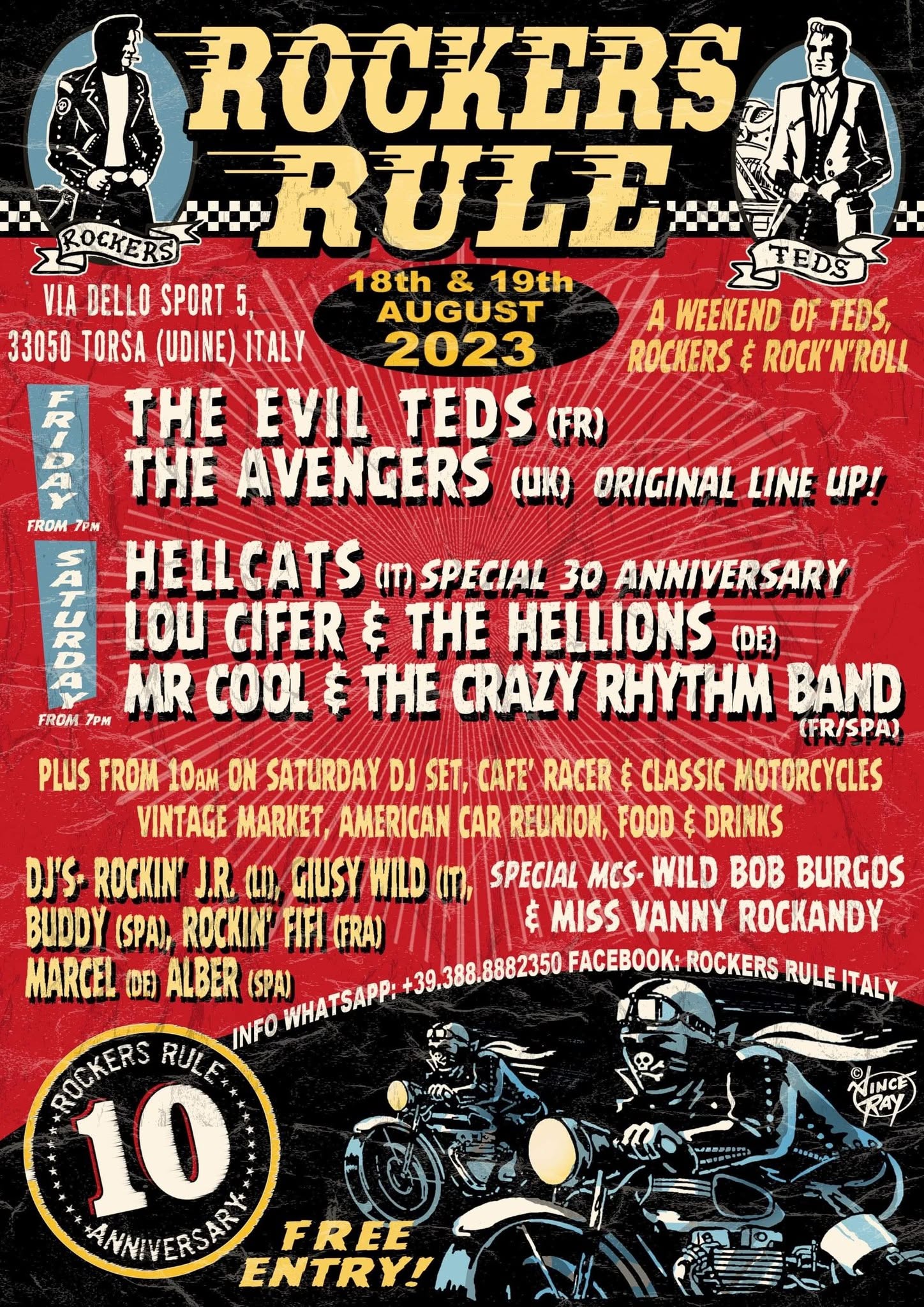 #10 Rockers Rule Italy 2023 poster