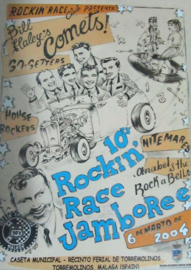10th Rockin' Race Jamboree 2004 poster