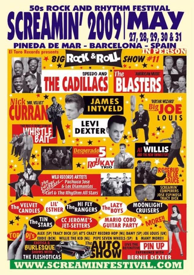 #11 Screamin' Festival 2009 poster