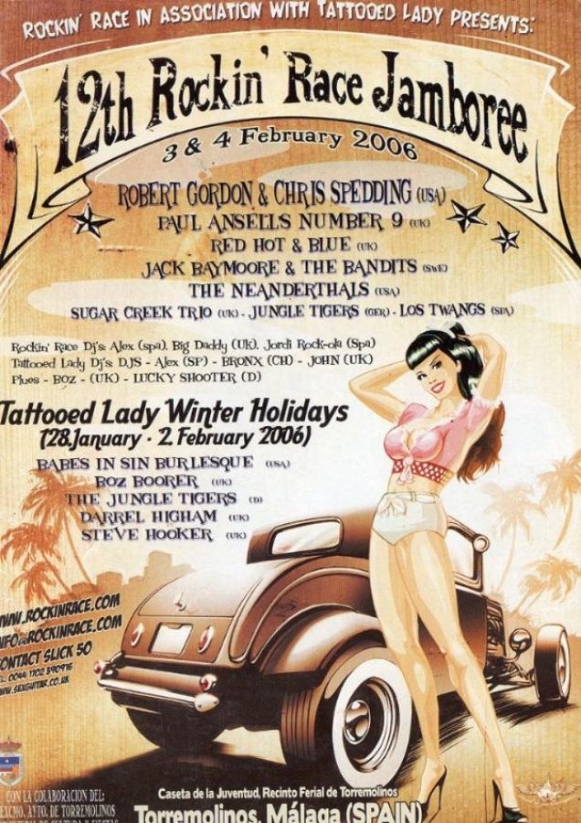 12th Rockin' Race Jamboree 2006 poster