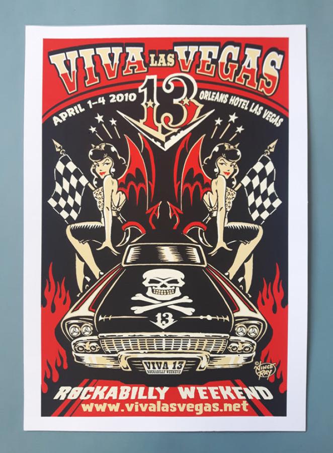 #13 Viva Las Vegas Rockabilly Weekend 2010 poster