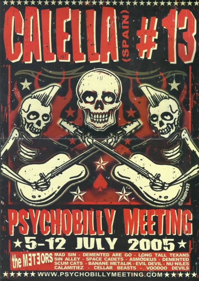 #13 Psychobilly Meeting 2005 poster