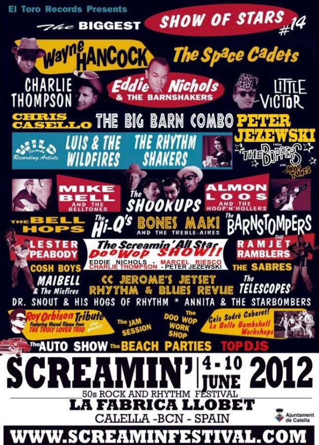 #14 Screamin' Festival 2012 poster