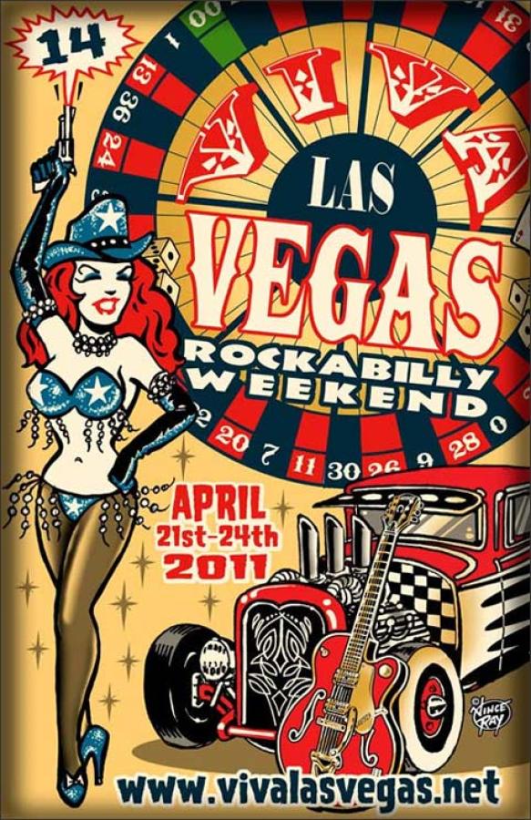 #14 Viva Las Vegas Rockabilly Weekend 2011 poster