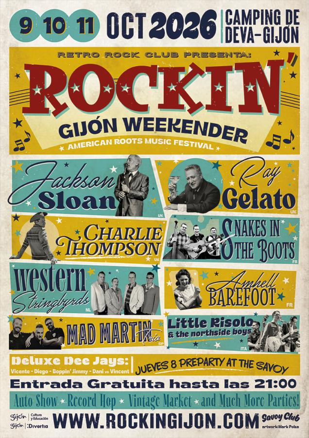 #16 Rockin' Gijón Weekender 2026 poster