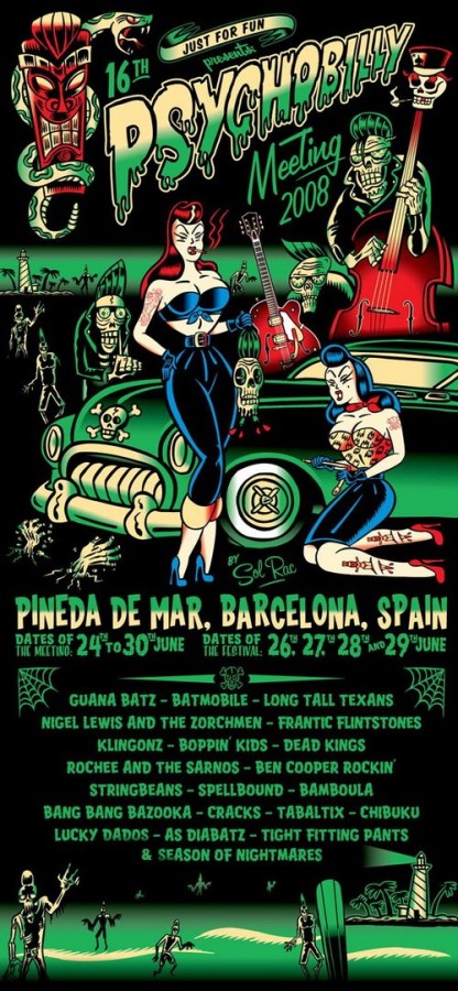 #16 Psychobilly Meeting 2008 poster