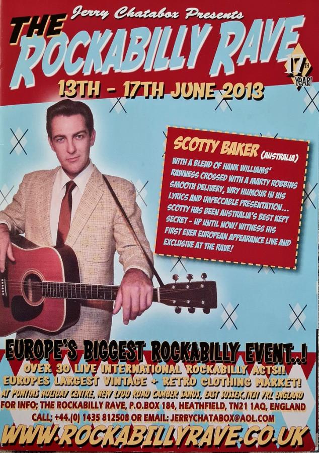 17th Rockabilly Rave 2013 poster