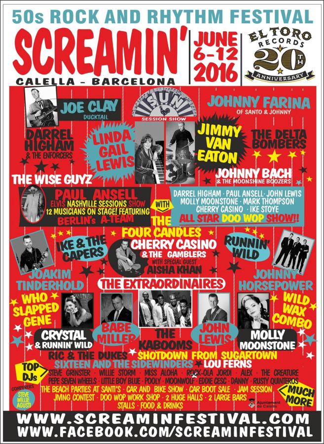 #18 Screamin' Festival 2016 poster