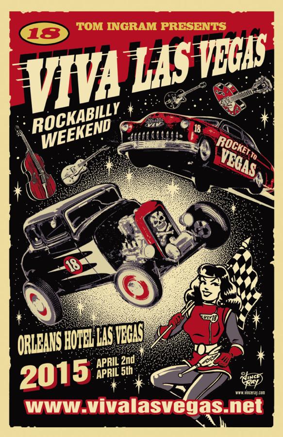 #18 Viva Las Vegas Rockabilly Weekend 2015 poster