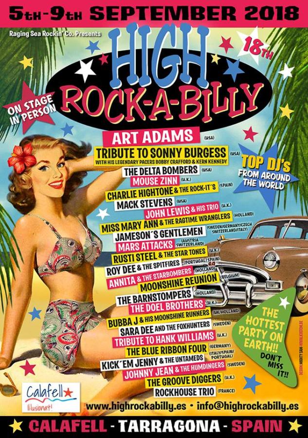 18th High Rockabilly 2018 poster