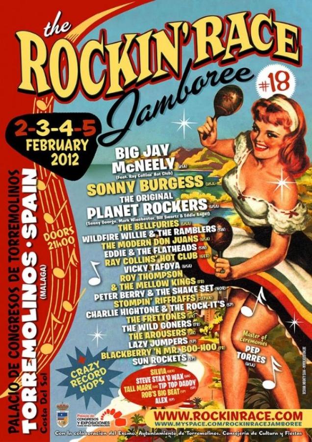 18th Rockin' Race Jamboree 2012 poster