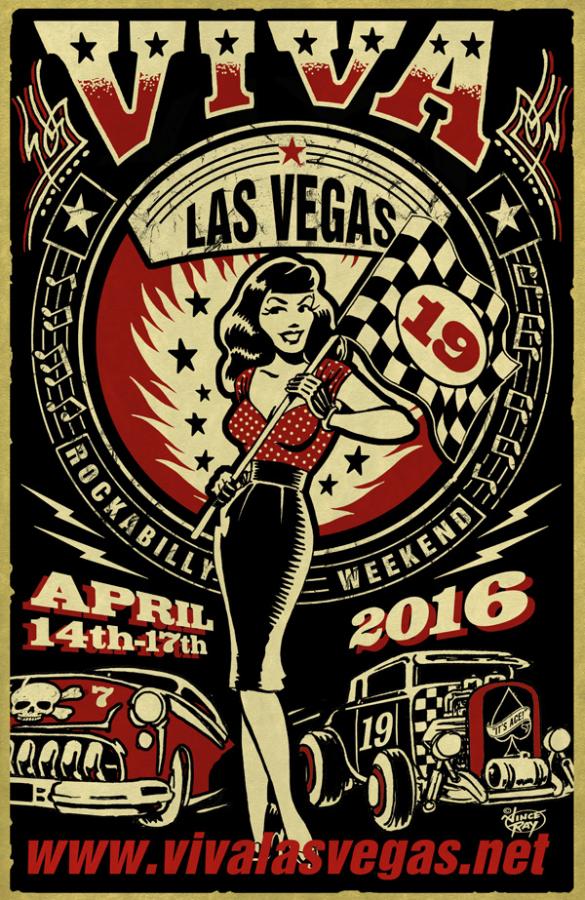 #19 Viva Las Vegas Rockabilly Weekend 2016 poster
