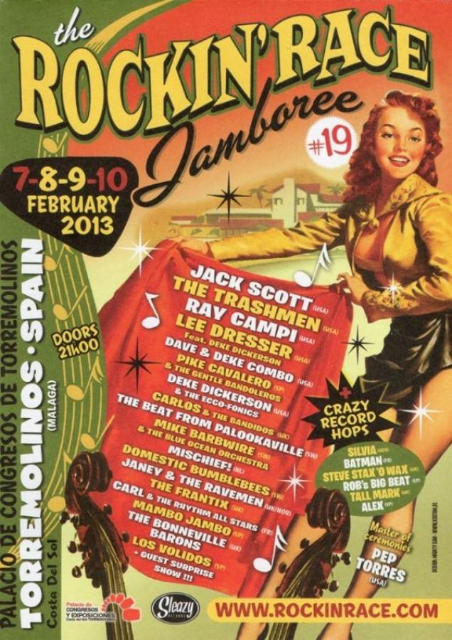 19th Rockin' Race Jamboree 2013 poster