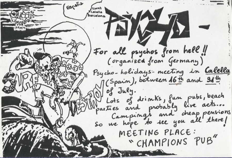 #1 Psychobilly Meeting 1992 poster