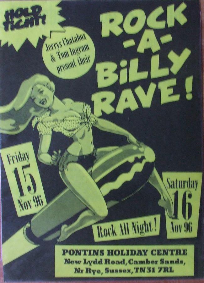 1st Rockabilly Rave 1996 poster