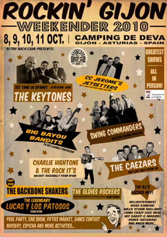 #2 Rockin' Gijón Weekender 2010 poster