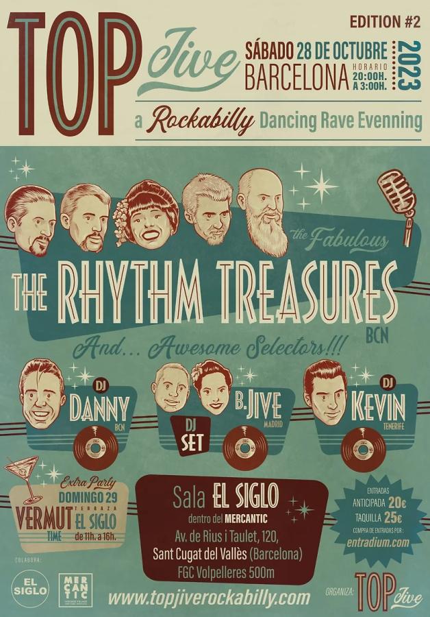 #2 Top Jive Rockabilly Dancing Rave poster