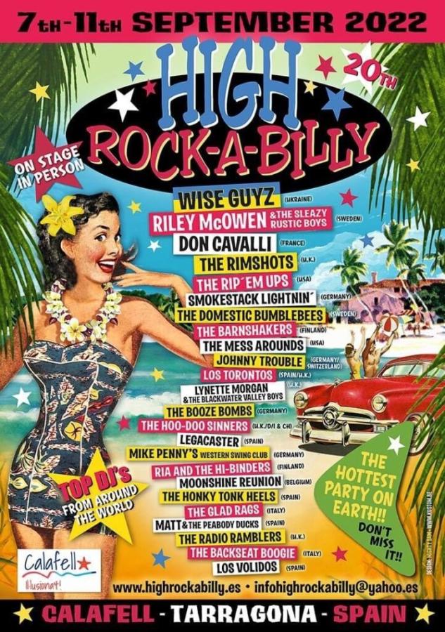 20th High Rockabilly 2022 poster