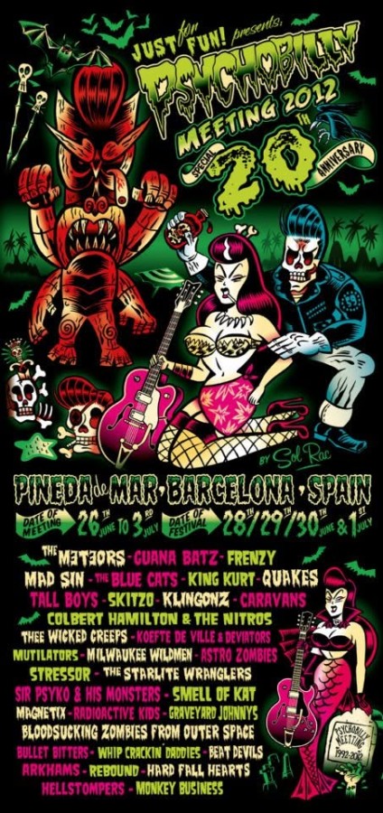 #20 Psychobilly Meeting 2012 poster