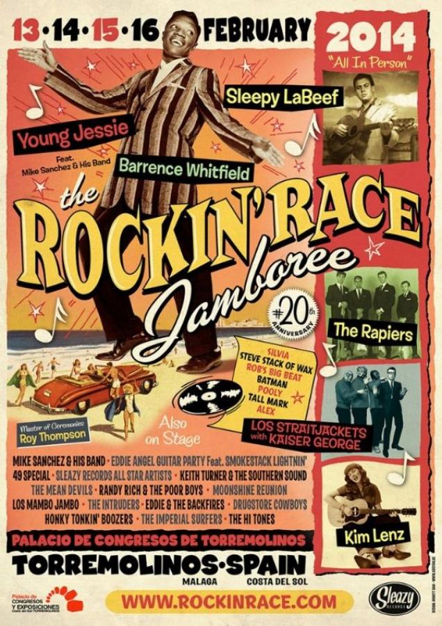 20th Rockin' Race Jamboree 2014 poster