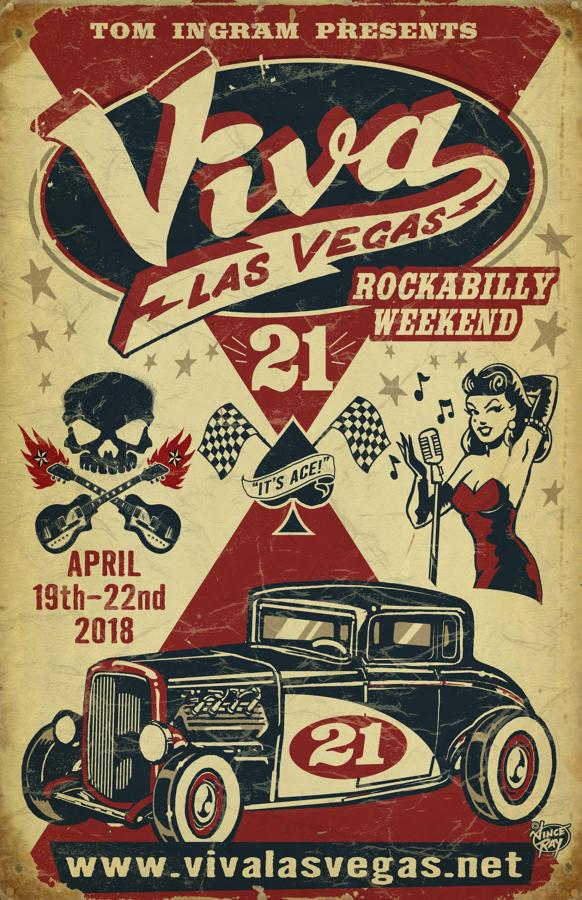 #21 Viva Las Vegas Rockabilly Weekend 2018 poster