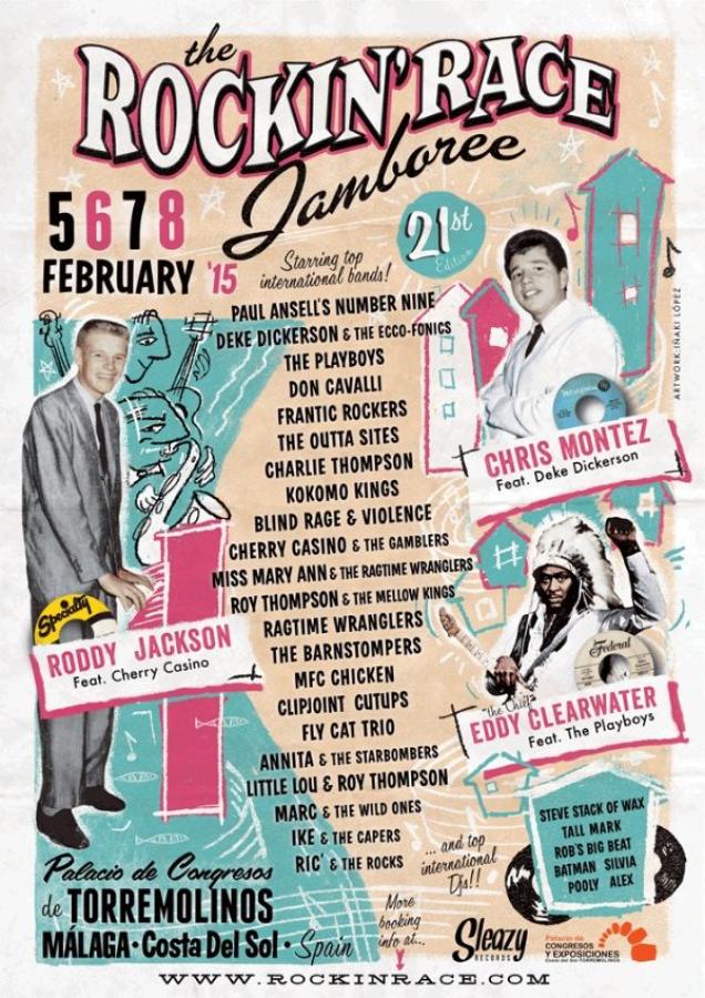 21st Rockin' Race Jamboree 2015 poster