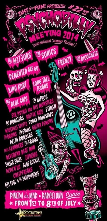 #22 Psychobilly Meeting 2014 poster