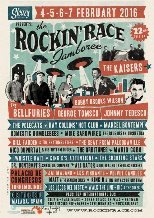 22nd Rockin' Race Jamboree 2016 poster