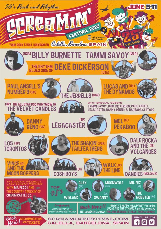 #23 Screamin' Festival 2023 poster