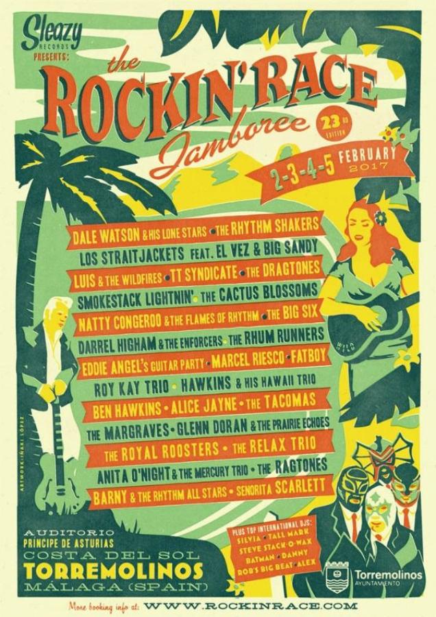 23rd Rockin' Race Jamboree 2017 poster