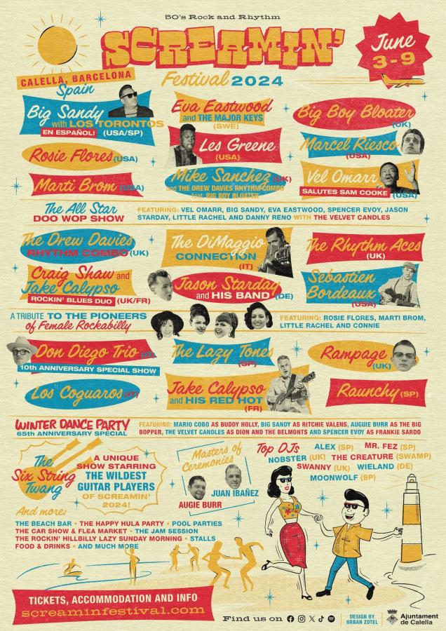 #24 Screamin' Festival 2024 poster