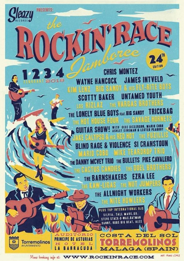 24th Rockin' Race Jamboree 2018 poster