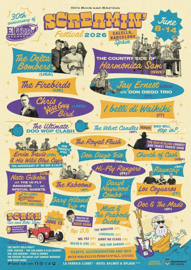 #26 Screamin' Festival 2026 poster