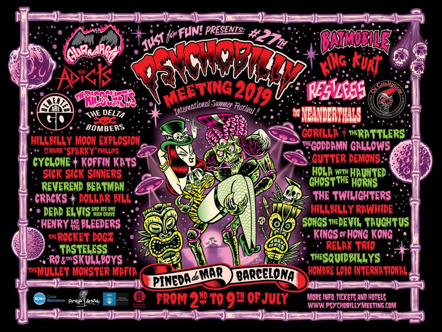 #27 Psychobilly Meeting 2019 poster