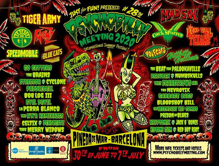 28th Psychobilly Meeting Festival 2020 poster