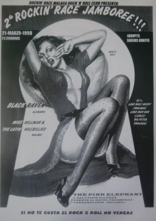 2nd Rockin' Race Jamboree 1998 poster