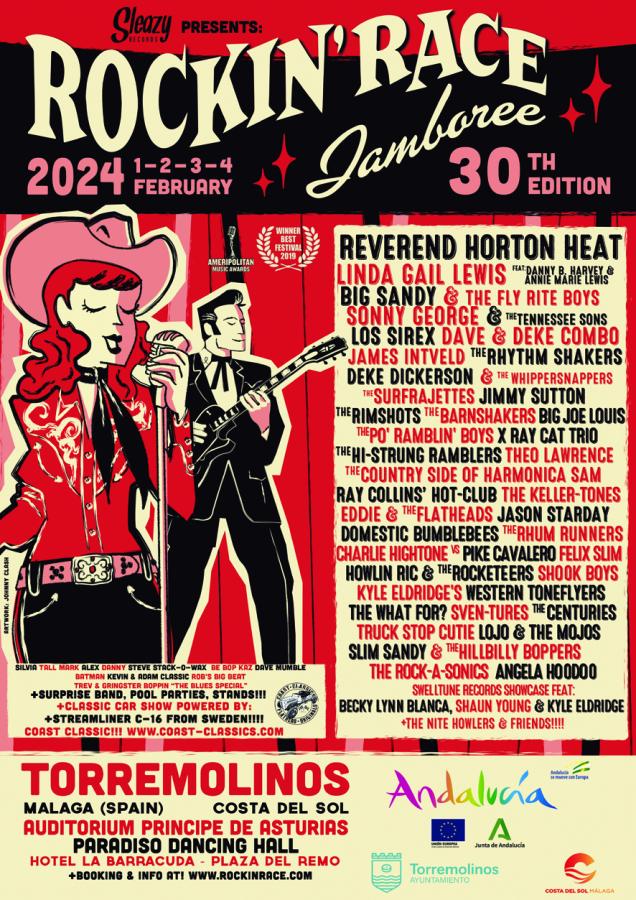30th Rockin' Race Jamboree 2024 poster