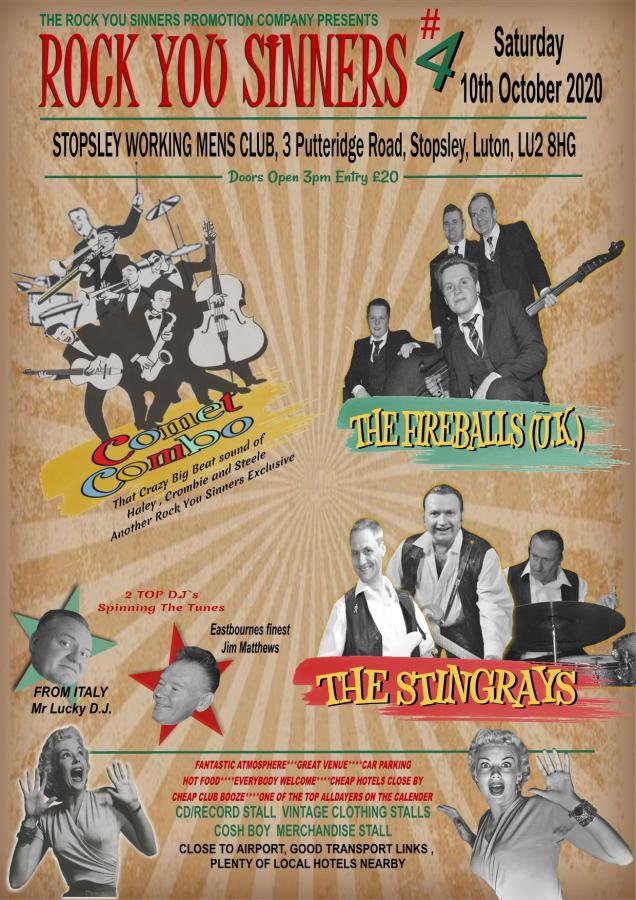 #4 Rock You Sinners 2020 poster