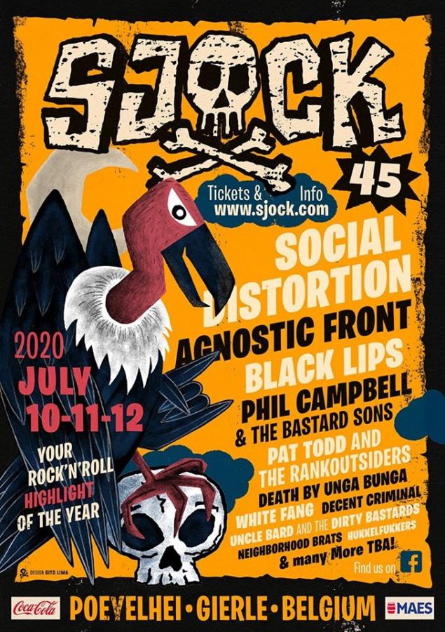 #45 Sjock Festival 2020 poster