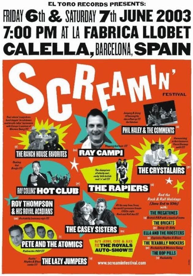 #5 Screamin' Festival 2003 poster