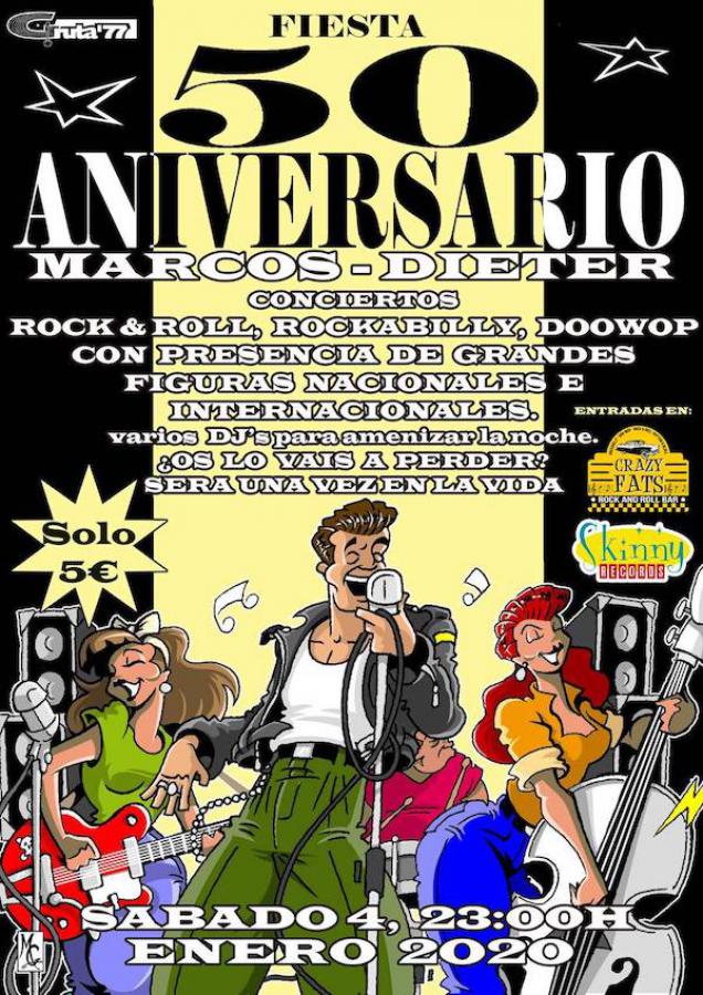 50 aniversario Marcos-Dieter poster