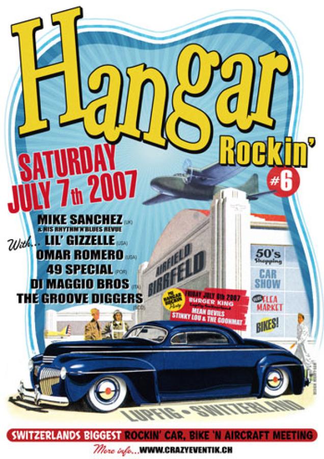 #6 Hangar Rockin' 2007 poster