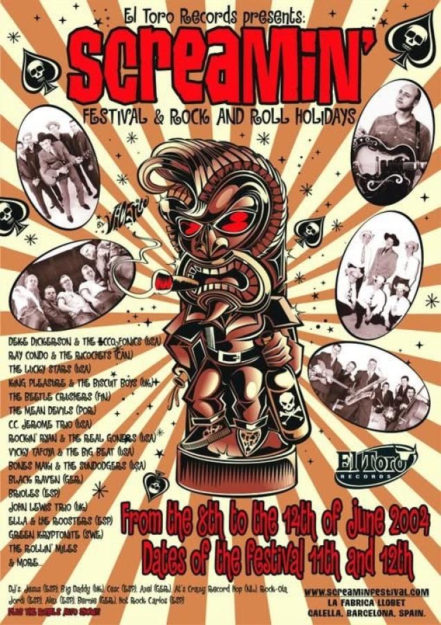 #6 Screamin' Festival 2004 poster