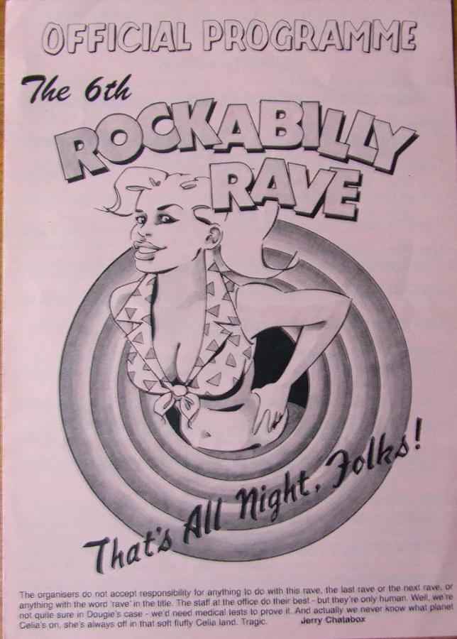 6th Rockabilly Rave 2002 poster