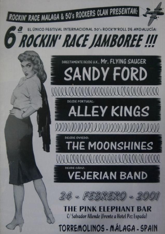 6th Rockin' Race Jamboree 2001 poster
