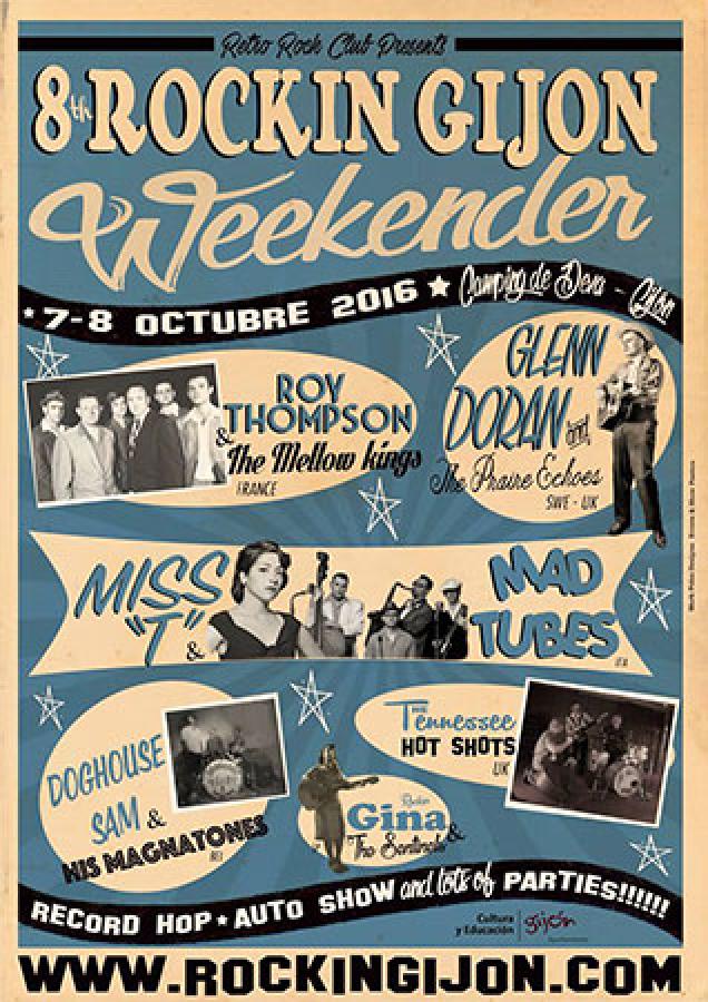 #8 Rockin' Gijón Weekender 2016 poster
